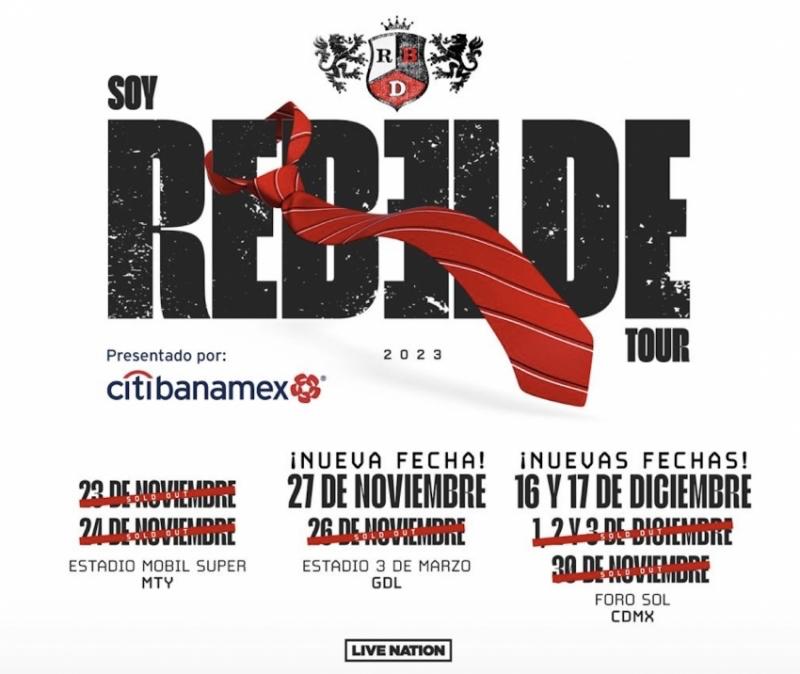 RBD Soy Rebelde Tour, Jalisco Ticket Go