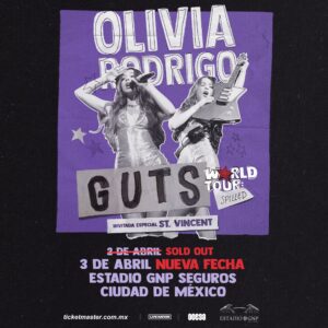 🚨ULTIMOS BOLETOS🚨 OLIVIA RODIGO Estadio GNP CDMX, 03 de Abril 2025