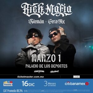 🚨 PRE-VENTA🚨 RICH MAFIA Palacio de los Deportes CDMX, 01 de Marzo2025