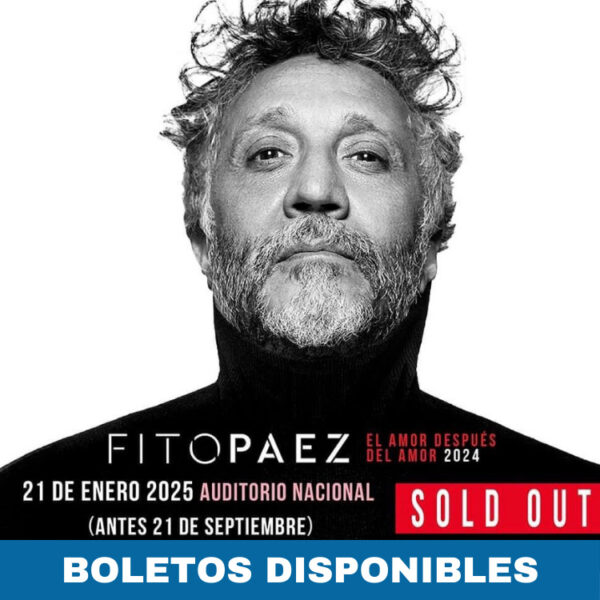 🎶 ¡Fito Páez en el Auditorio Nacional! 🎶 📅 21 de enero 2025 📍Auditorio Nacional, CDMX