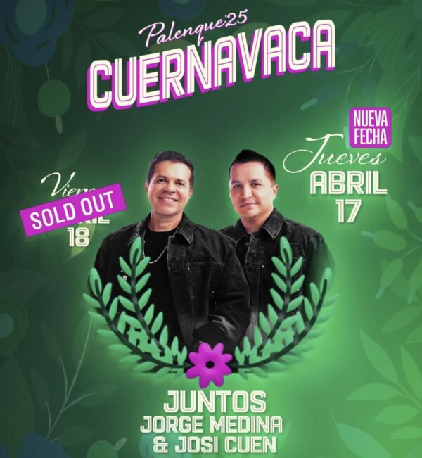 BOLETOS LIBERADOS, JORGE MEDINA Y JOCI CUEN  Palenque Cuernavaca, 17 de Abril 2025