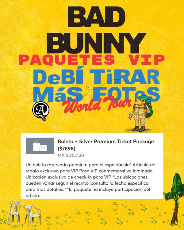 BAD BUNNY 10 y 11 de Diciembre del 2025 Estadio GNP Seguros CDMX México - Image 6