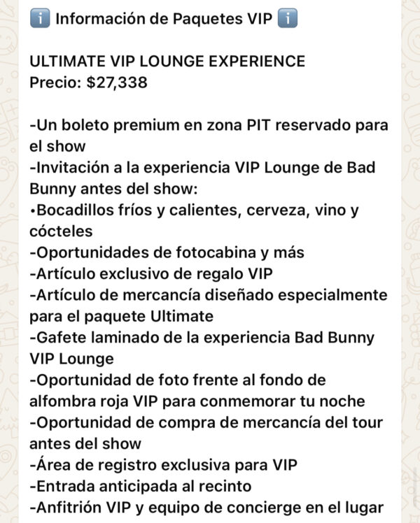 BAD BUNNY 10 y 11 de Diciembre del 2025 Estadio GNP Seguros CDMX México - Image 3