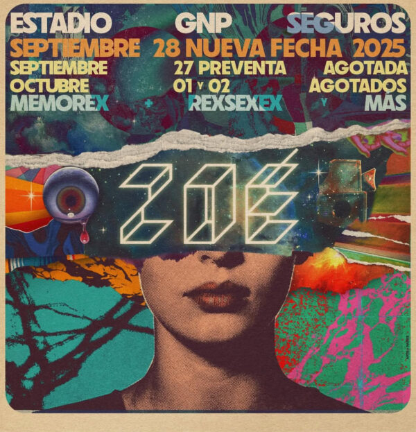ZOÉ   28 y 27  de Septiembre del 2025   Estadio GNP Seguros 🏟️  CDMX 🇲🇽 México