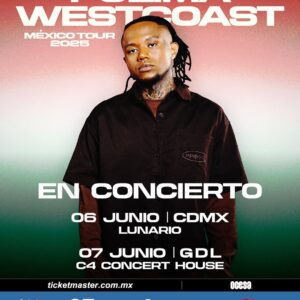 POLIMA WESTCOAST, 06 de Junio del 2025, Lunario CDMX