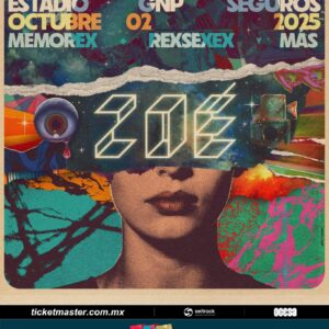 PRE-VENTA, ZOÉ Estadio GNP CDMX, 02 de Octubre 2025