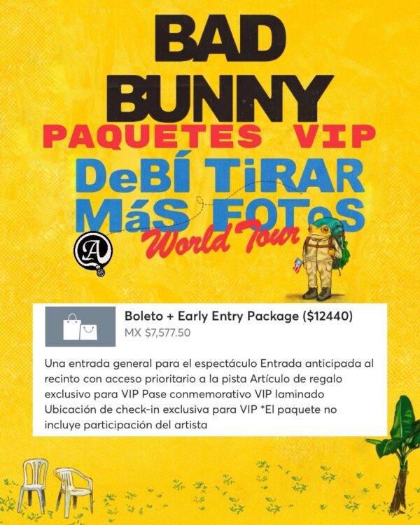 BAD BUNNY 10 y 11 de Diciembre del 2025 Estadio GNP Seguros CDMX México - Image 5
