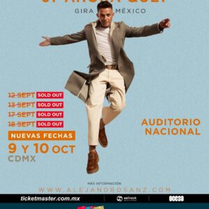 ALEJANDRO SANZ 9 Y 10 2025 CDMX Auditorio Nacional
