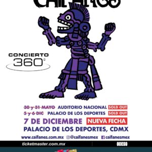 Boletos Caifanes CDMX (7 Dic) Palacio Deportes | TicketGoMX