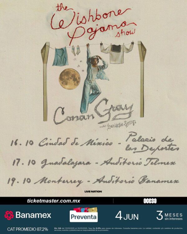 CONAN GREY, 19 de Octubre del 2025, Auditorio Banamex, MONTERREY