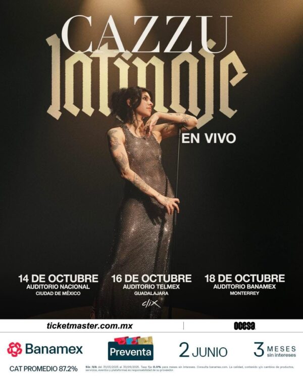CAZZU,  15 de Octubre 2025, Auditorio Nacional CDMX