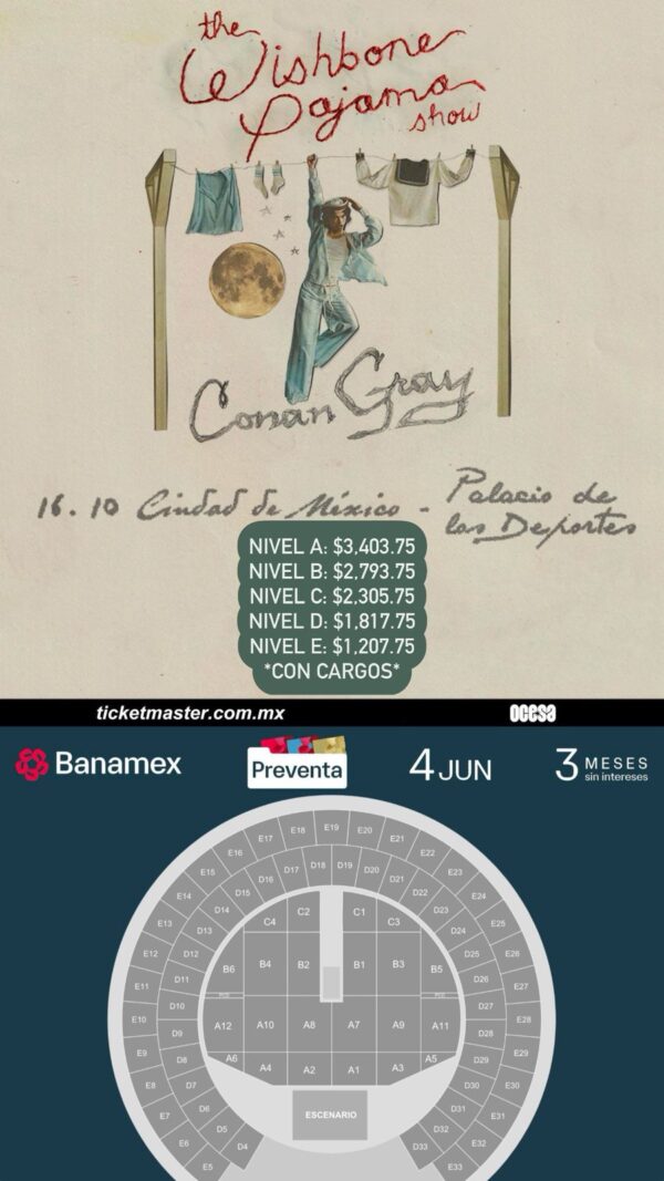 CONAN GREY, 16 de Octubre del 2025, Palacio de los Deportes, CDMX - Image 2