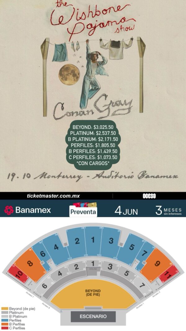 CONAN GREY, 19 de Octubre del 2025, Auditorio Banamex, MONTERREY - Image 2