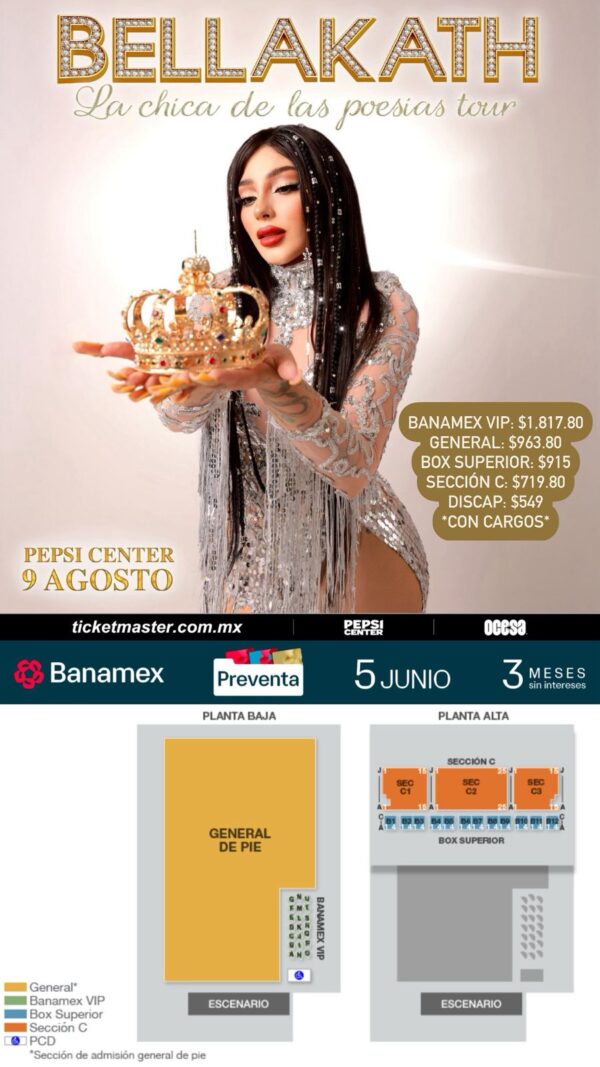 BELLAKATH, 09 de Agosto 2025, Pepsi Center CDMX - Image 2