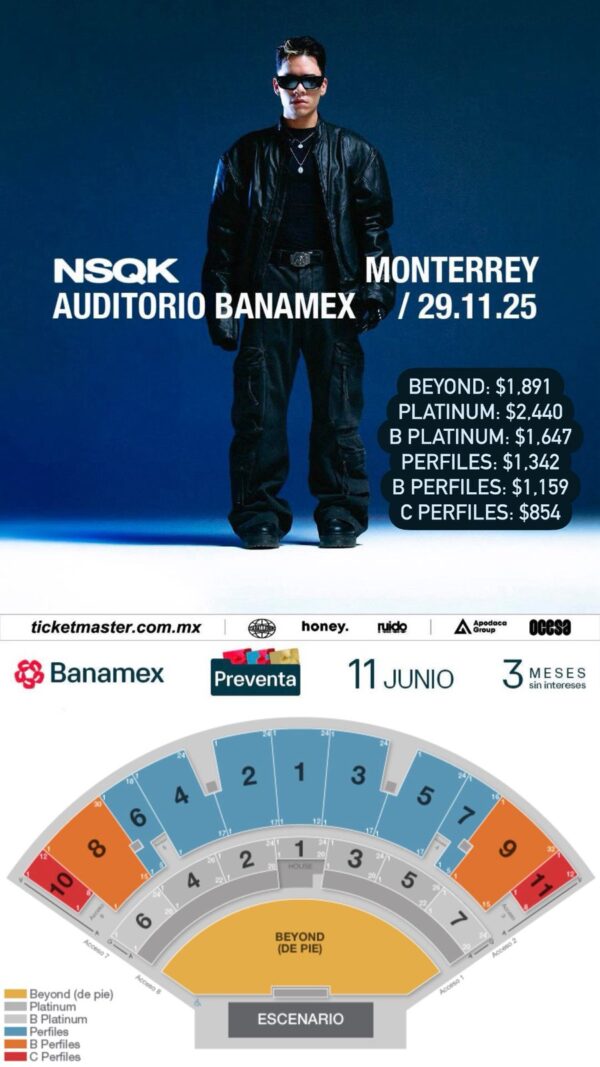 NSQK, 29 de Noviembre 2025, Auditorio Banamex MONTERREY - Image 2
