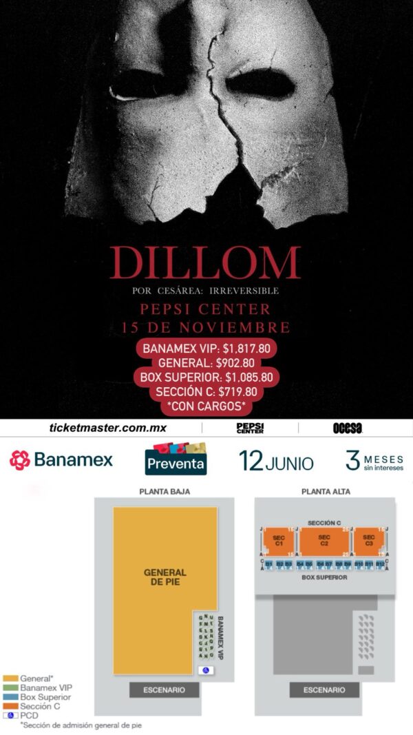 DILLOM, 15 de Noviembre 2025, Pepsi Center CDMX - Image 2
