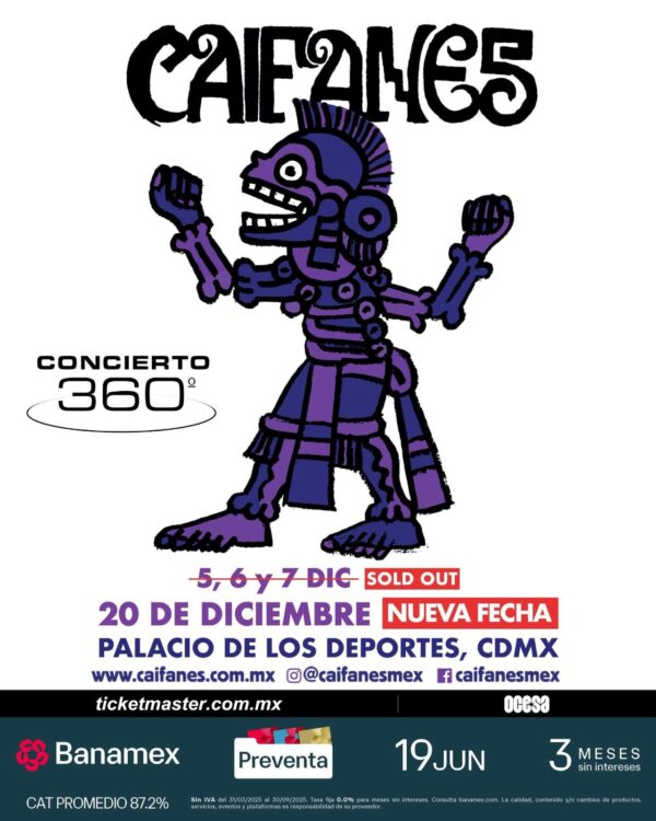 CAIFANES 20 de Diciembre del 2025 Palacio de los Deportes CDMX