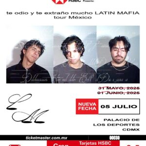 LATIN MAFIA  05 de Julio del 2025  Palacio de los Deportes
