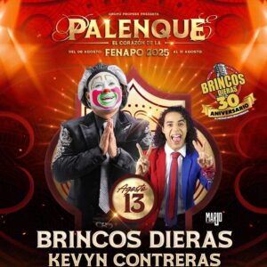 BRINCOS DIERAS, 13 de Agosto 2025, Palenque Feria Nacional Potosina, FENAPO 2025
