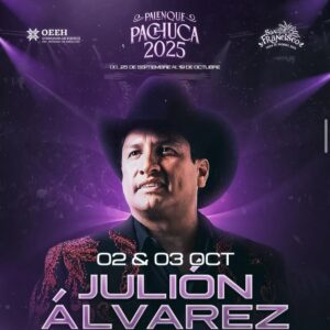JULION ÁLVAREZ, 03 de Octubre 2025, Palenque Pachuca HIDALGO