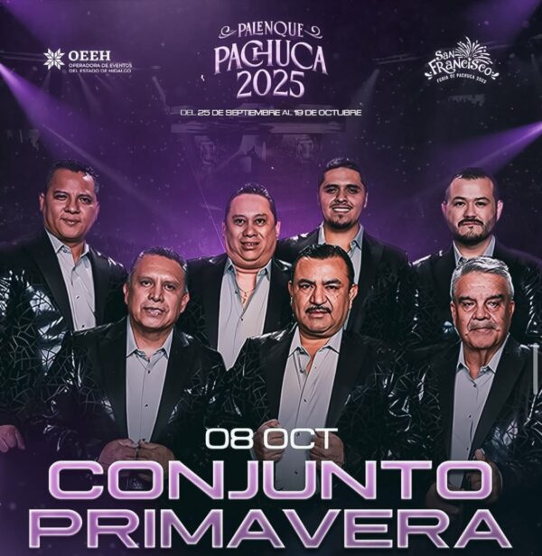 CONJUNTO PRIMAVERA, 08 de Octubre 2025, Palenque Pachuca HIDALGO