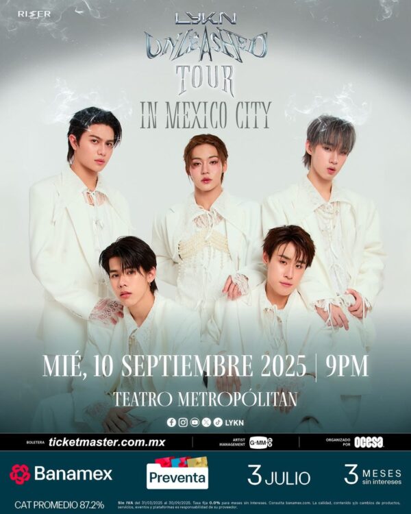 LYKN VIP, 10 de Septiembre 2025, Teatro Metropolitan CDMX