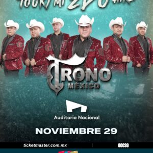TRONO,  29 de Noviembre 2025, Auditorio Nacional CDMX