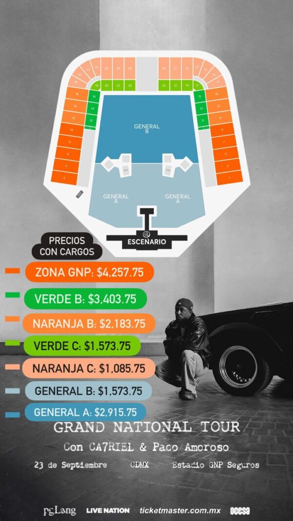KENDRICK LAMAR Estadio GNP CDMX, 23 de Septiembre 2025 - Image 2