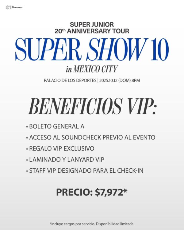 SUPER SHOW VIP, 12 de Octubre 2025, Palacio de los Deportes CDMX - Image 2