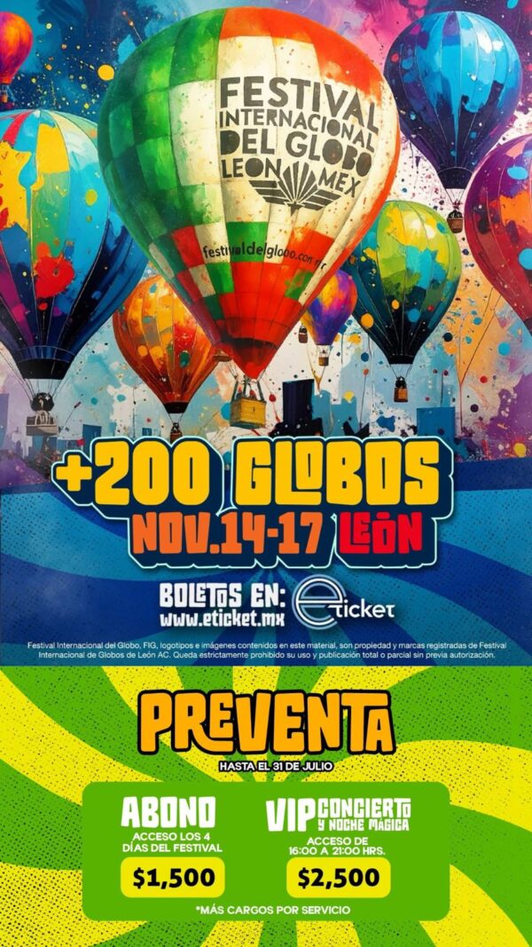 FESTIVAL INTERNACIONAL DEL GLOBO, 14 al 17 de Noviembre 2025, León México - Image 2