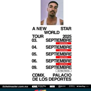 RELS B A NEW STAR WORLD TOUR, 09 de Septiembre del 2025, Palacio de los Deportes CDMX