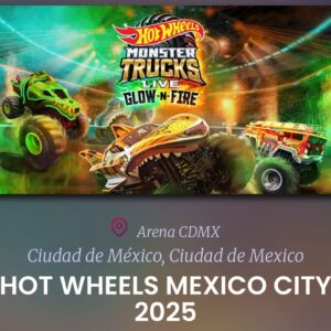 Hot Wheels Monster Trucks CDMX  12  julio  Arena CDMX  Ciudad de México