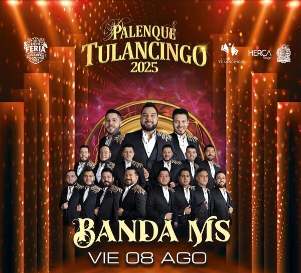 BANDA MS, 08 de Agosto 2025, Palenque Tulancingo HIDALGO