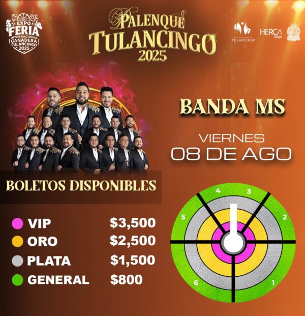 BANDA MS, 08 de Agosto 2025, Palenque Tulancingo HIDALGO - Image 2