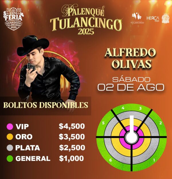 ALFREDO OLIVAS, 02 de Agosto 2025, Palenque Tulancingo HIDALGO - Image 2