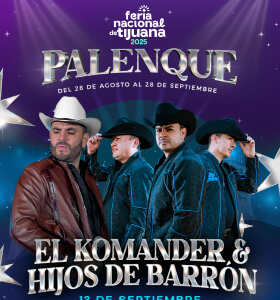 EL KOMANDER & HIJOS DE BARRÓN, 13 de Septiembre 2025, Palenque Tijuana, Feria Nacional de Tijuana 2025