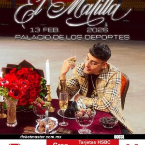EL MALILLA   Viernes 13 de Febrero del 2026  Palacio de los Deportes  CDMX  México