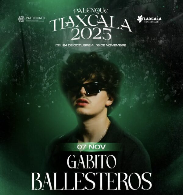 GABITO BALLESTEROS, 07 de Noviembre 2025, Palenque Tlaxcala TLAXCALA