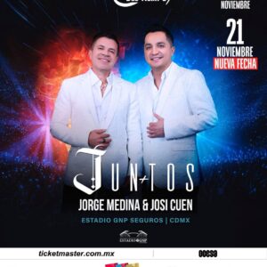 JORGE MEDINA & JOSI CUEN   La Máquina del Tiempo Tour Juntos  Viernes 21 de Noviembre del 2025  Estadio GNP Seguros  CDMX México