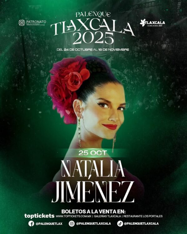 NATALIA JIMENEZ, 25 Octubre 2025, Palenque de Tlaxcala TALXCALA