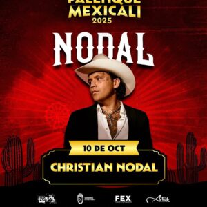 Christian Nodal, 10 de Octubre 2025, Palenque Mexicali BAJA CALIFORNIA
