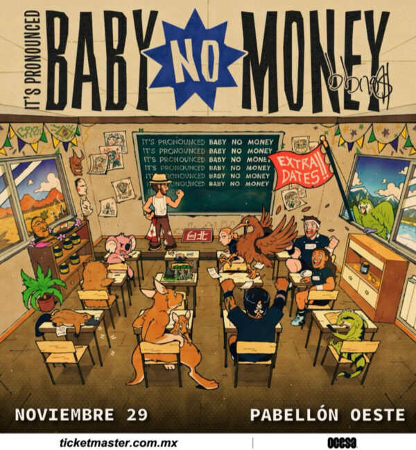 BBNO$ It's Pronounced Baby No Money, Sábado 29 de Noviembre del 2025,  Pabellón del Palacio de los Deportes,  CDMX