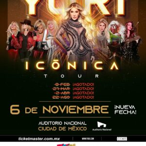 Yuri en el Auditorio Nacional 6 de noviembre de 2025