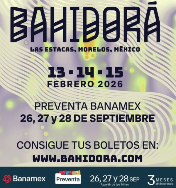 Festival Bahidorá 13 Febrero del 2026 Las Estacas