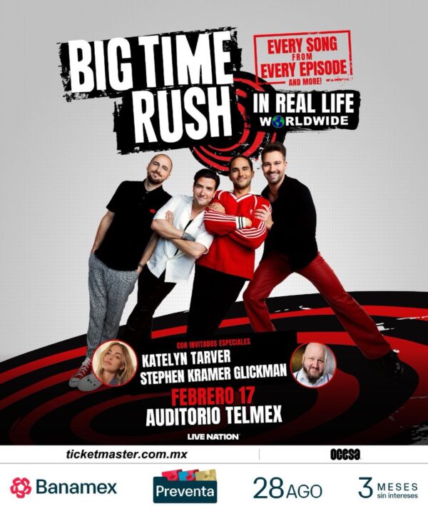 BIG TIME RUSH, 17 de Febrero del 2025, Auditorio Telmex GUADALAJARA