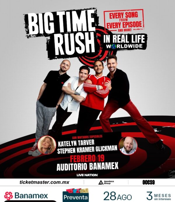 BIG TIME RUSH, 19 de Febrero del 2025, Auditorio Banamex MONTERREY