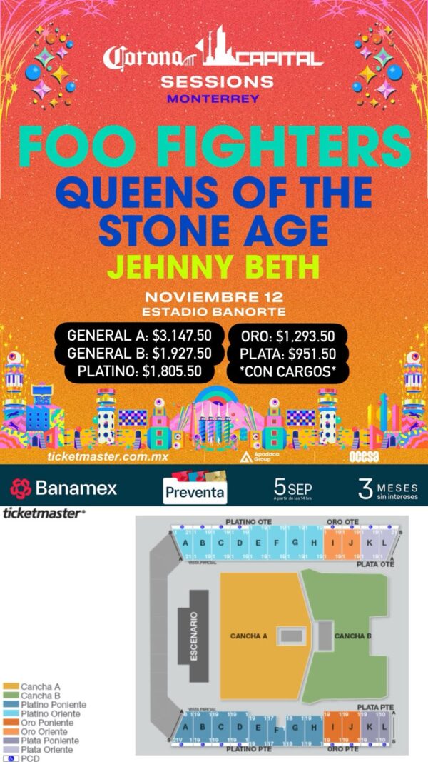CORONA CAPITAL SESSIONS, 12 de Noviembre del 2025, Estadio Banorte MONTERREY - Image 2