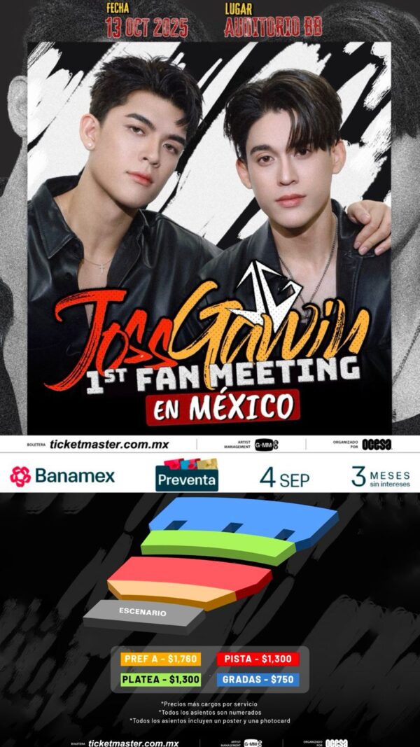 JOSS GAWIN, 13 de Octubre del 2025, Auditorio BB CDMX - Image 2