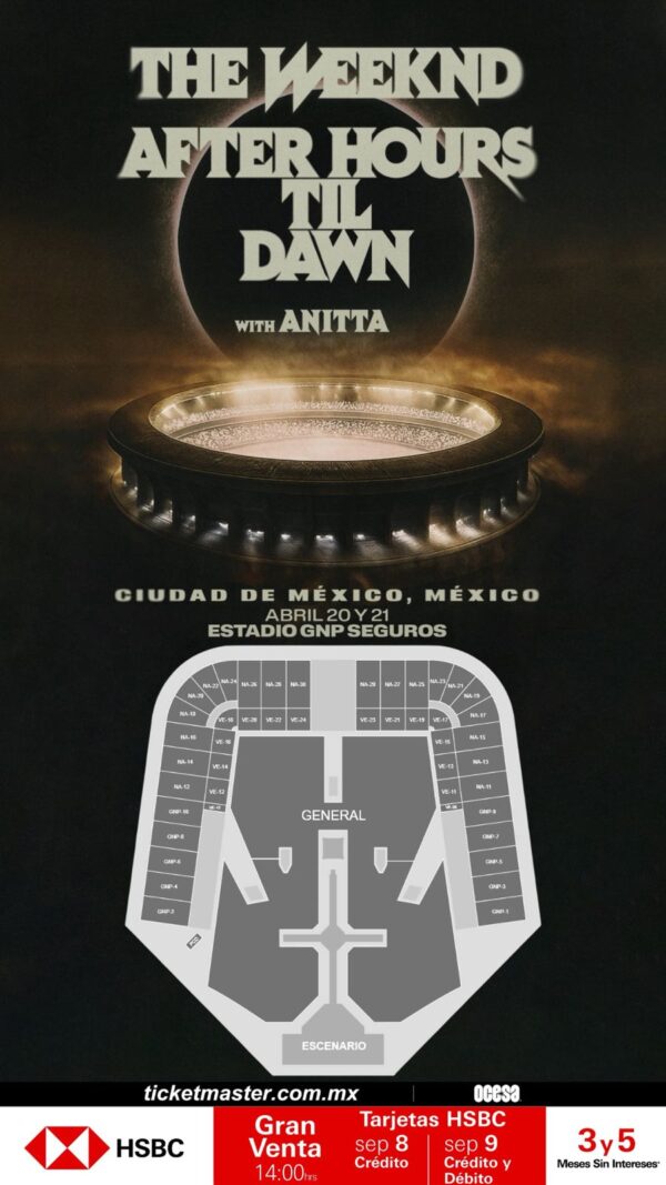 THE WEEKEND AFTER HOURS TIL DWAN with ANITTA, 20 de Abril del 2025, Estadio GNP CDMX - Image 2