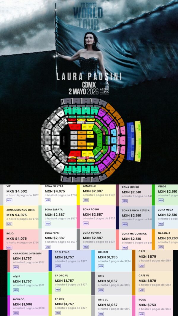 LAURA PAUSINI, 02 de Mayo del 2026, Arena CDMX, CDMX - Image 2